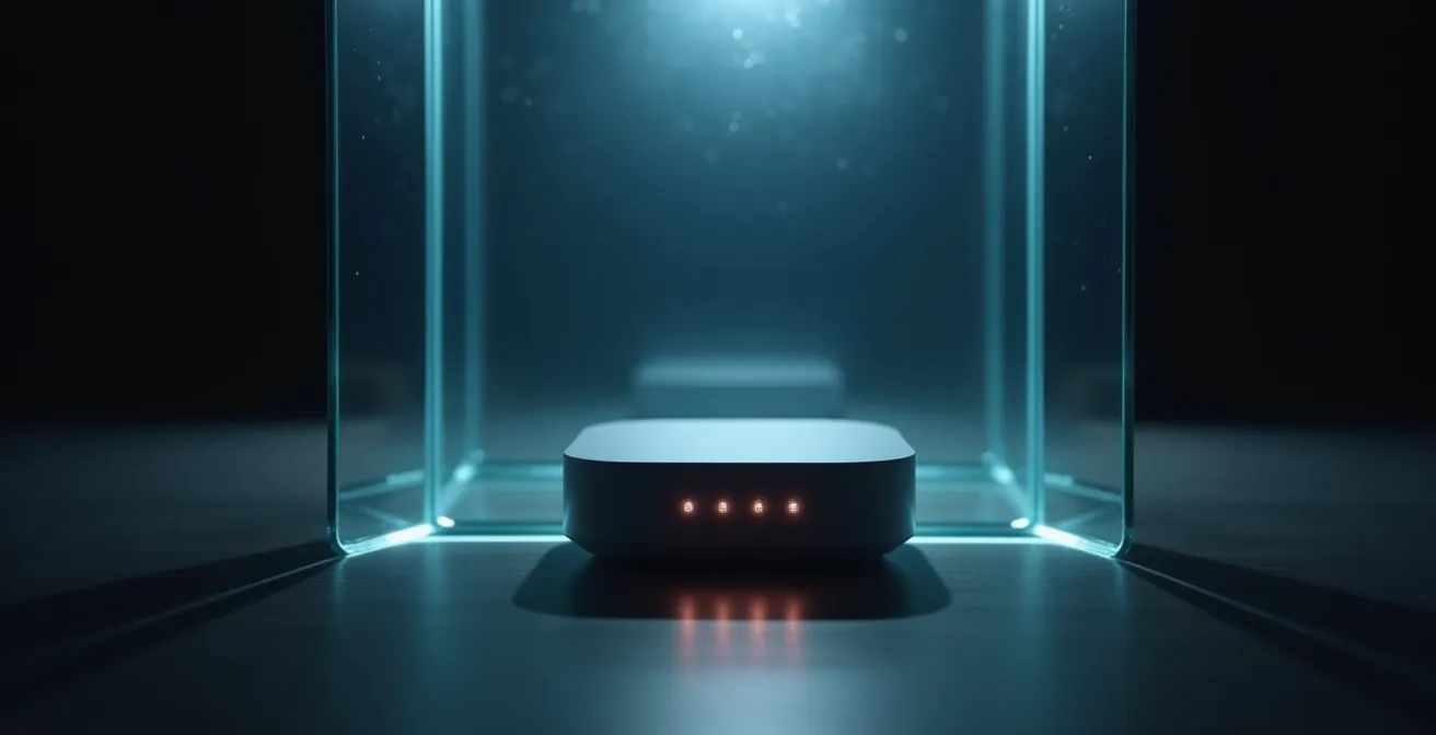 Visualisierung der lokalen Datenverarbeitung im Smart Home ohne Cloud-Verbindung