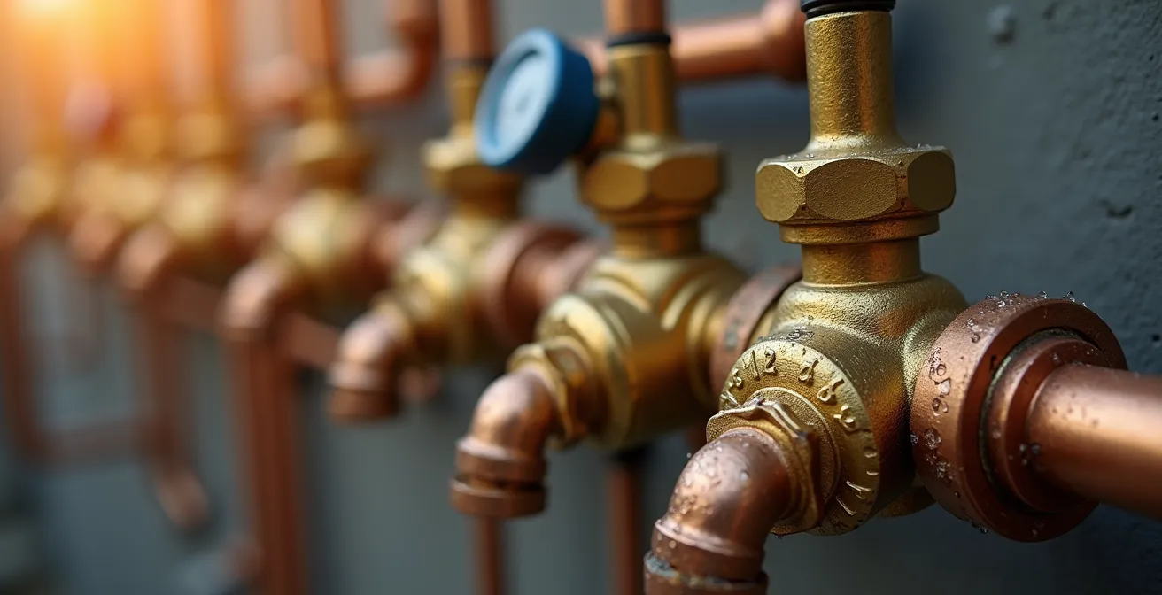 Heizkreisverteiler mit Stellantrieben für optimalen hydraulischen Abgleich