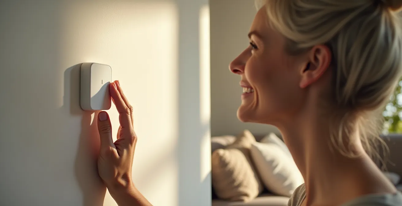 Optimale Platzierung eines Smart-Home-Temperatursensors im Wohnraum